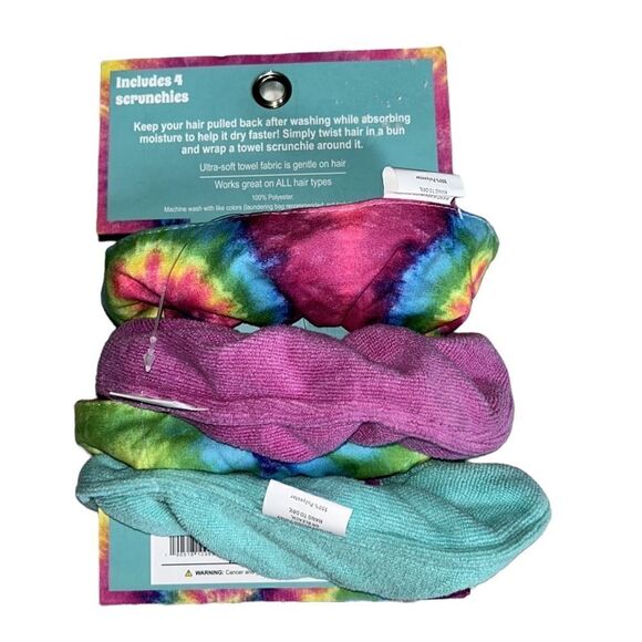 Towel Srunchie Set of 4 - Picture 1 of 6